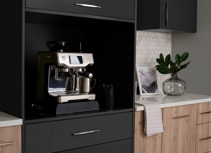 Anniversary Oak (M06), Negro Matte (M12)